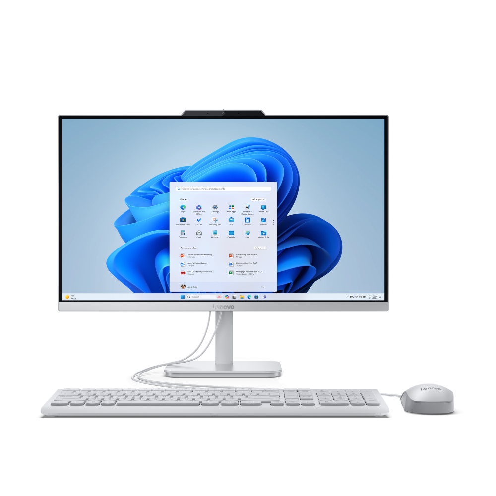 All in One | LENOVO F0JN0017LD-W11-V1 — A100 All-in-One 23.8", Intel Core N100, 16GB, 512GB SSD, Windows 11 Home