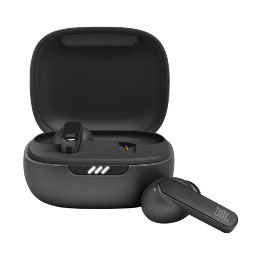 Audífonos Intrauriculares | JBL 8000002001 — Audífonos Intrauriculares con Micrófono Live Pro 2, Inalámbrico, Bluetooth, Cancelación de Ruido, Negro