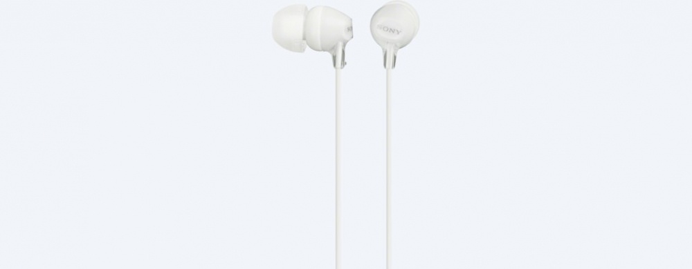 Audífonos Intrauriculares | SONY MDR-EX14APW — Audífonos Intrauriculares con Micrófono MDR-EX14AP, Alámbrico, 1.2 Metros, 3.5mm, Blanco