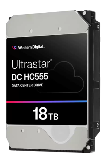 Discos Duros para Servidores | WESTERN DIGITAL 0B48723-WUH722018CLE6L4 — Disco Duro para Servidor Ultrastar HC555 3.5", 18TB, SATA III, 7200RPM, 6 Gbit/s