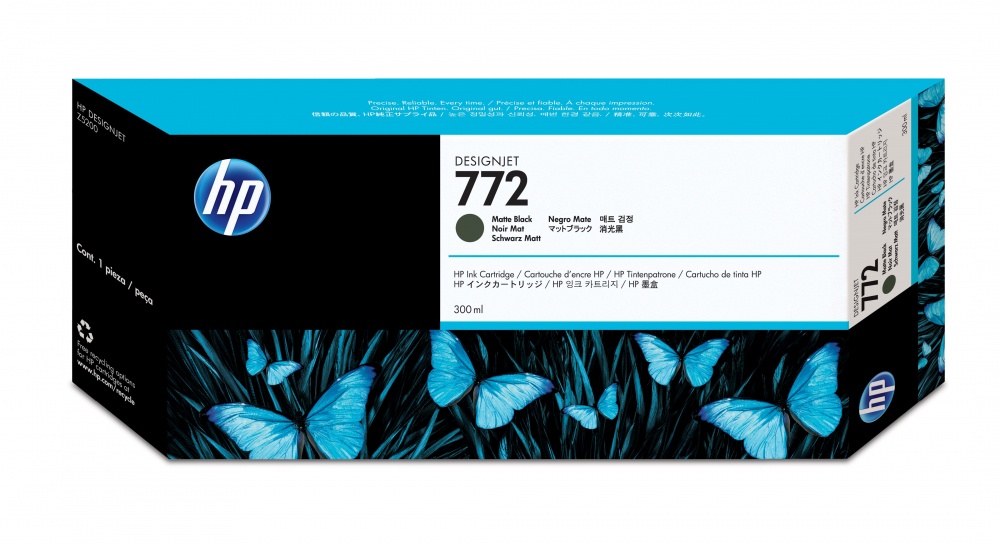 Cartuchos | HP CN635A — Cartucho 772 Negro Mate Original 300ml