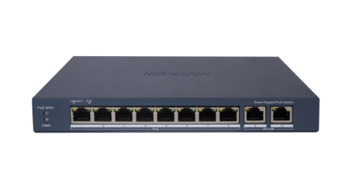 Switches | HIKVISION DS-3E1510P-EI — Switch , 2 Puertos Gigabit Ethernet 10/100/1000, 20 Gbit/s, 4000 Entradas, Administrado