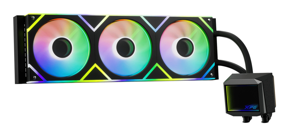 Enfriamiento Líquido | XPG LEVANTEII360-BKCWW — LEVANTE II 360 Enfriamiento Líquido para CPU, 3x 120mm, hasta 2000RPM, Negro