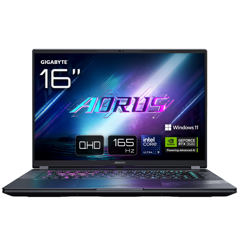 Laptops | AORUS BWHC3USC64SH-ROW — Laptop Gamer ELITE 16 AE6H, 16" 2560x1600, Intel Core Ultra 9 275HX, NVIDIA GeForce RTX 5070, 32GB, 1TB SSD, Windows 11 Home, Inglés