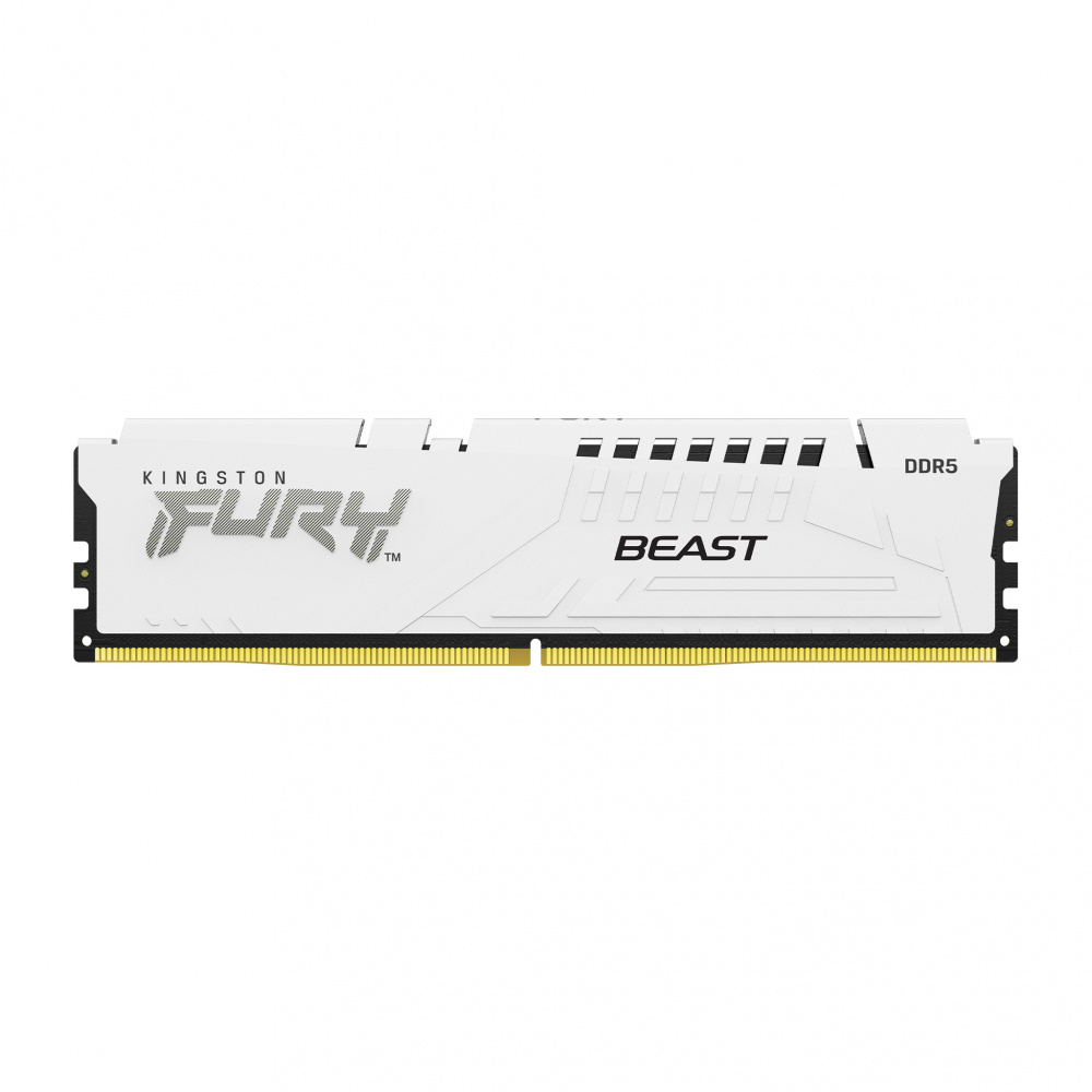 Memorias RAM para PC | KINGSTON KF556C36BWE-32 — Memoria RAM FURY BEAST DDR5, 5600MHz, 32GB, CL36, XMP/EXPO, Blanco