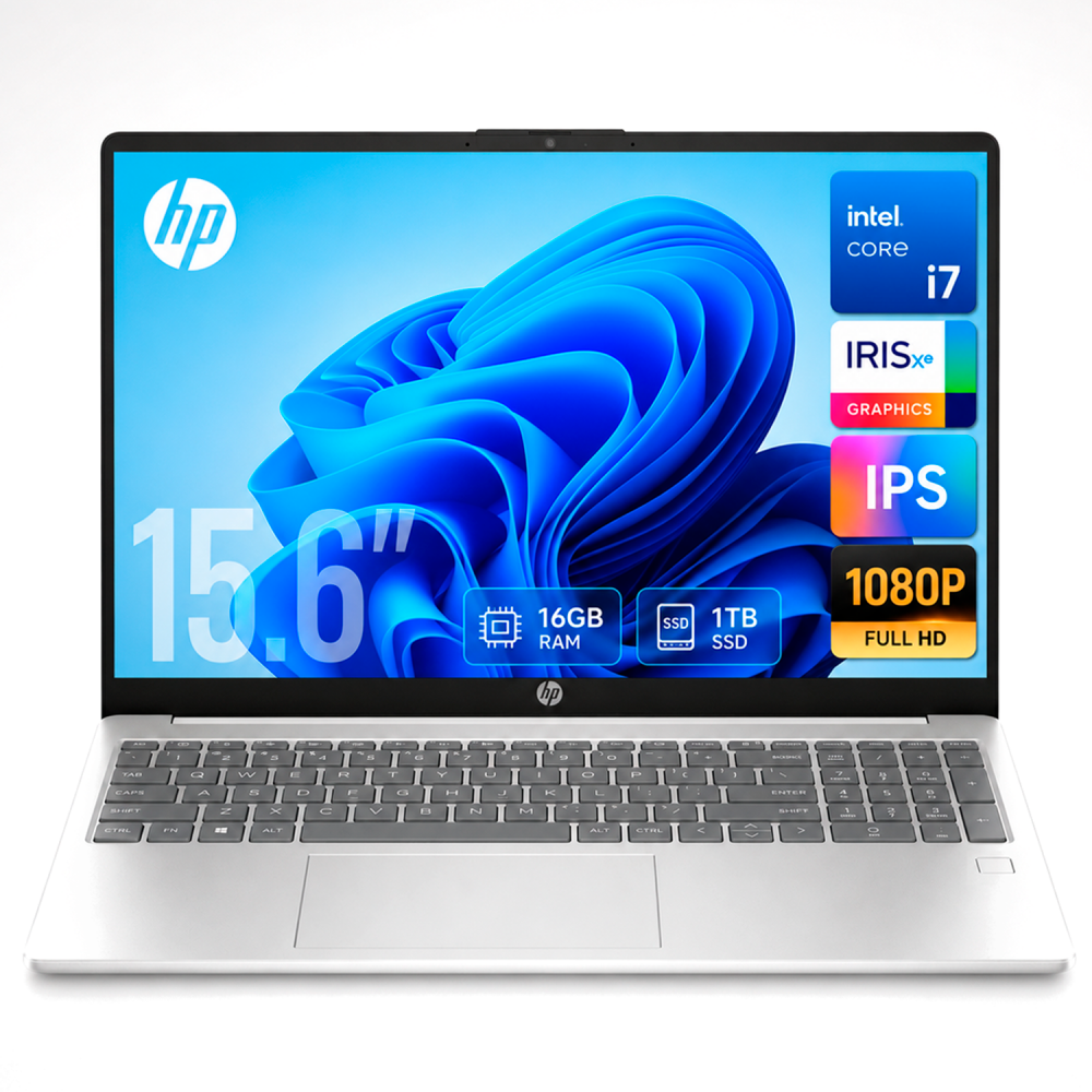 Laptops | HP 9C9A5UA-ROW — Laptop 15-FD0182WM, 15.6" 1920x1080 Full HD, Intel Core i7-1355U, 16GB, 1TB SSD, Windows 11 Home, Inglés