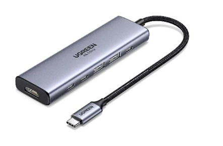 Repetidores USB | UGREEN 35999 — Hub USB-C - HDMI, USB-A 3.2, USB-C, 10 Gbit/s