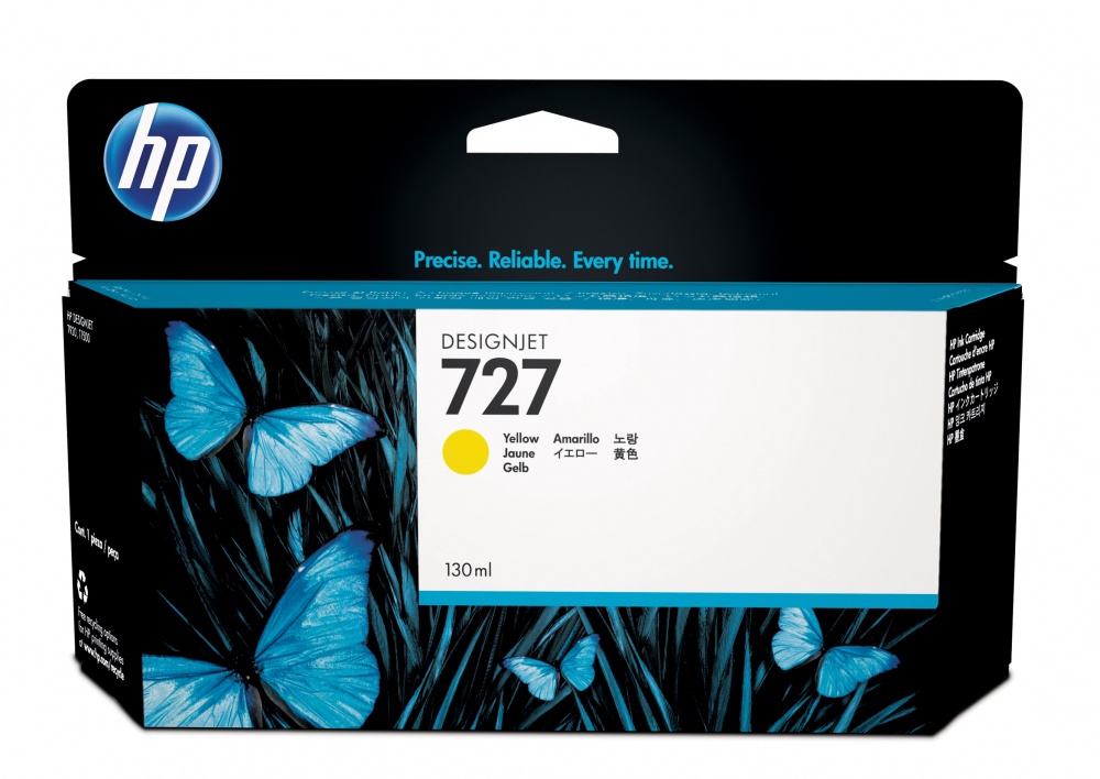 Cartuchos | HP B3P21A — Cartucho 727 Amarillo Original 130ml