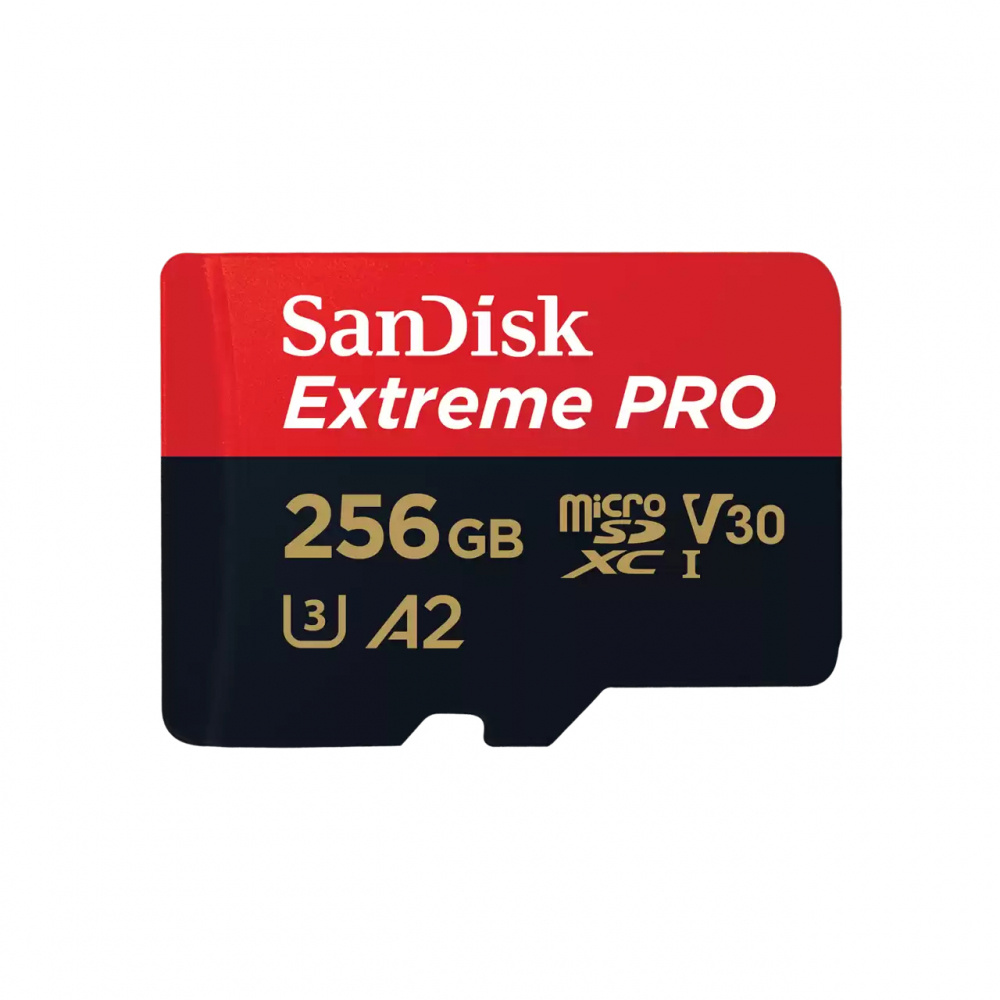 Memorias Flash | SANDISK SDS256EX — Memoria Flash Extreme Pro, 256GB MicroSDXC UHS-I Clase 10, con Adaptador