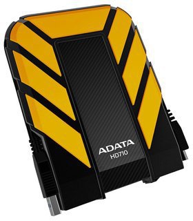 Discos Duros Externos | ADATA AHD710-1TU3-CYL — Disco Duro Externo DashDrive Durable HD710 2.5'', 1TB, USB 3.0, 5400RPM, Amarillo, A Prueba de Agua y Golpes - para Mac/PC
