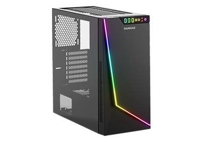 Gabinetes | GAMDIAS ARGUS M1 — Gabinete , Midi-Tower, ATX/EATX/Micro-ATX/Mini-ITX, USB 2.0/3.0, sin Fuente, 1 Ventilador Instalado, Negro