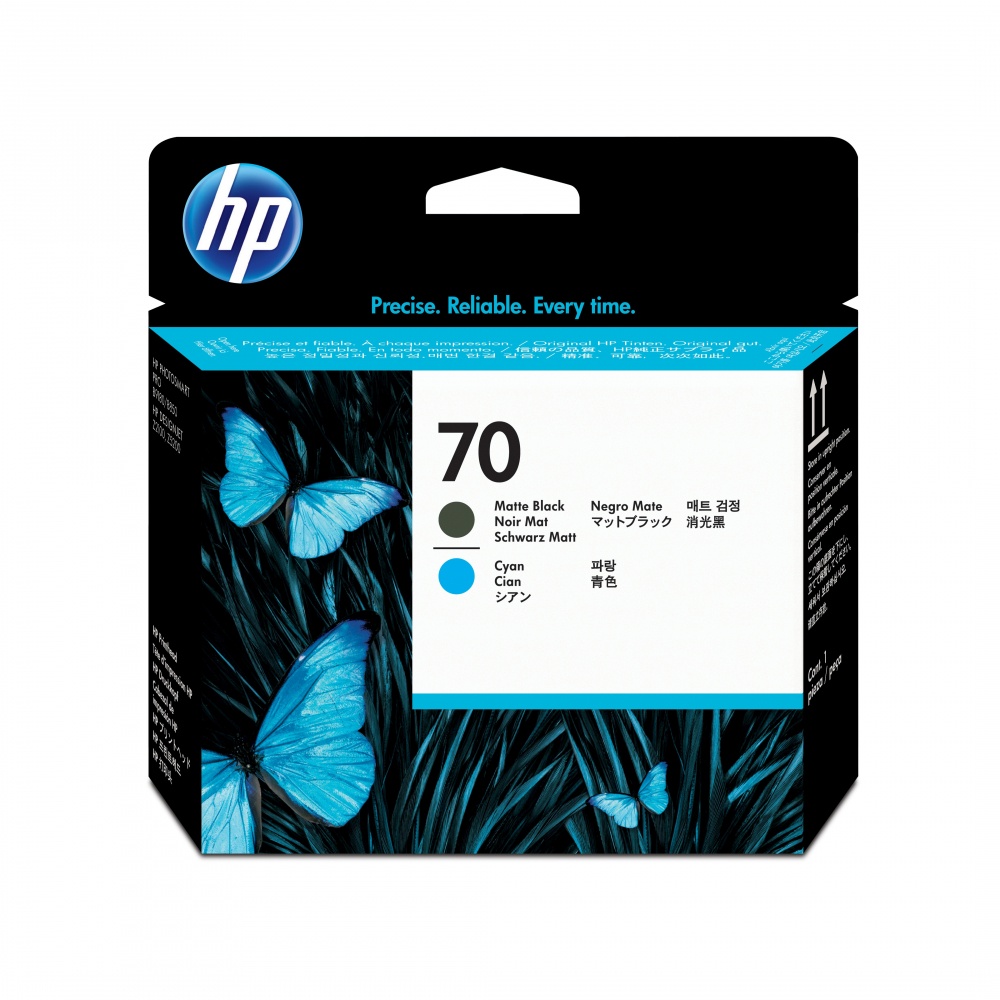Cabezales | HP C9404A — Cabezal 70 Negro Mate/Cian