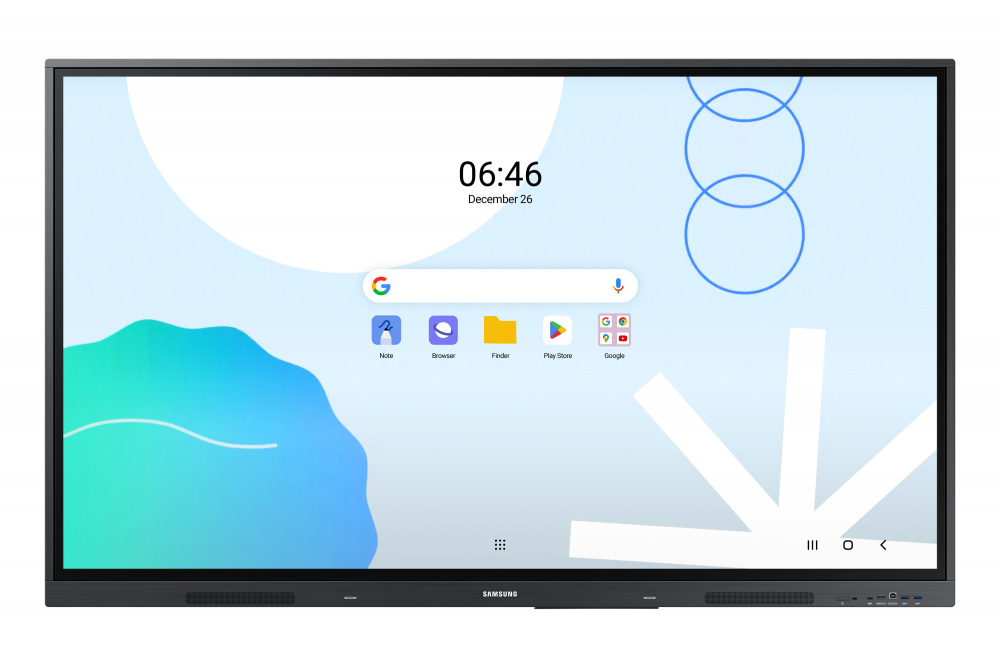Pantallas Comerciales | SAMSUNG LH75WADWLGCXZA — WA75D Pantalla Comercial ADS Touch 75", 4K Ultra HD, Negro