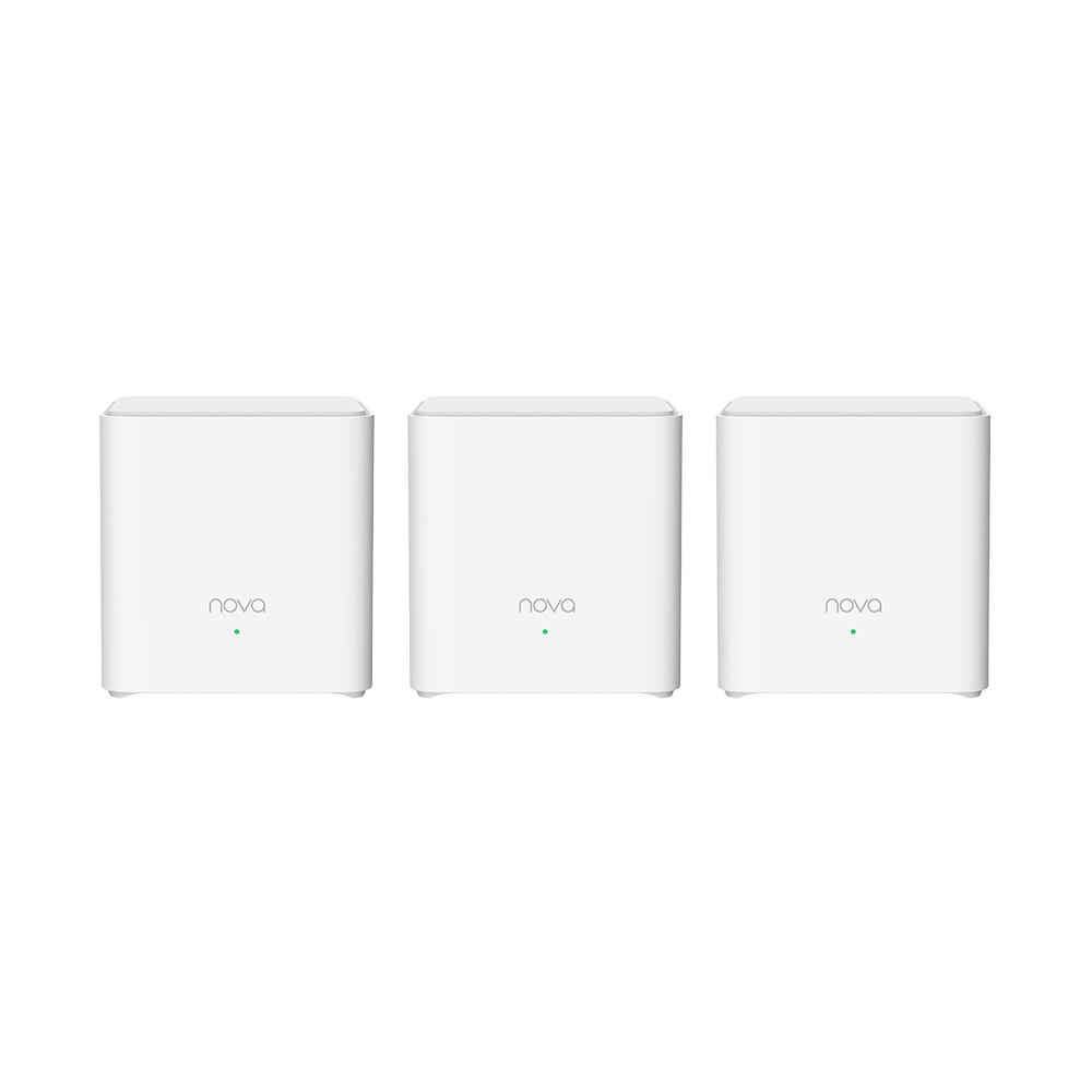 Wi-Fi en Malla | TENDA MX3 (3-PACK) — Router Ethernet de Banda Dual MX3, Inalámbrico, 1201 Mbit/s, 5GHz - 3 Piezas