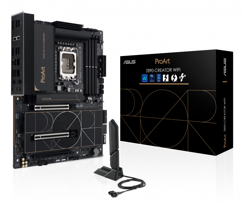 Tarjetas Madre | ASUS PROART Z890-CREATOR WIFI — Tarjeta Madre , ATX, LGA 1851, Intel Z890, 192GB DDR5, HDMI/DP para Intel