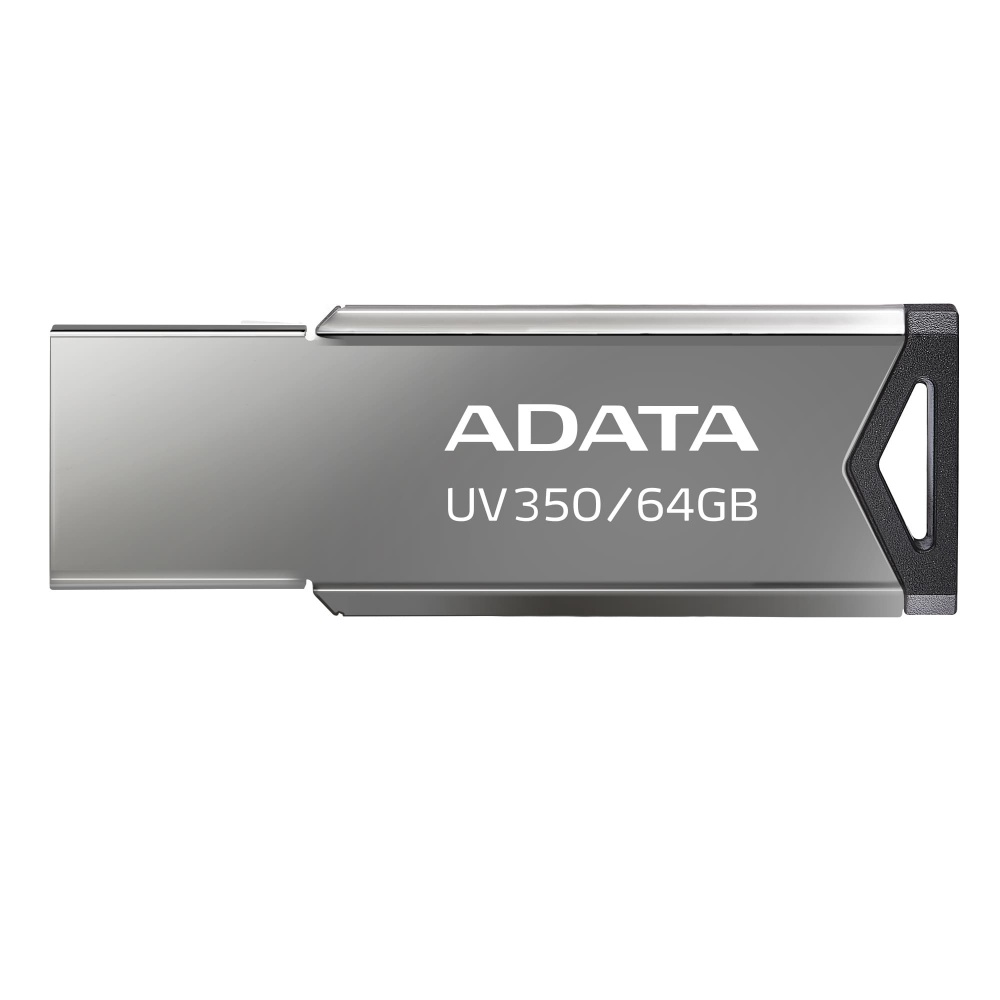 Memorias USB | ADATA AUV350-32G-RBK — Memoria USB UV350, 32GB, USB-A 3.0, Lectura 90MB/s, Escritura 40MB/s, Plata