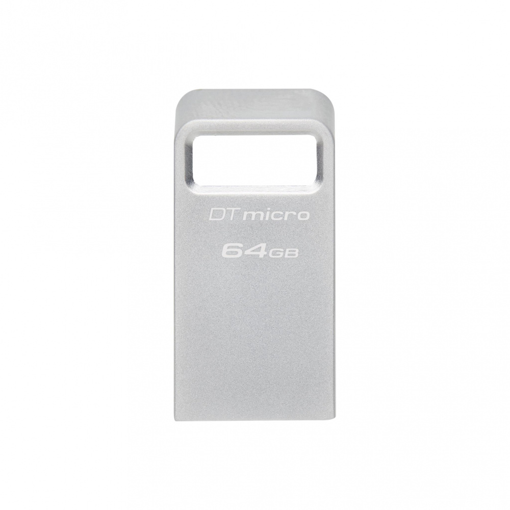 Memorias USB | KINGSTON DTMC3G2/64GB — Memoria USB DataTraveler Micro, 64GB, USB 3.2, Lectura 200MB/s, Gris