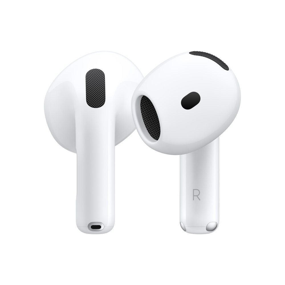 AirPods | APPLE MXP93LL/A — AirPods 4ta. Generación, Inalámbrico, Bluetooth, USB-C, Blanco - Incluye Estuche de Carga Inalámbrico y Alámbrico