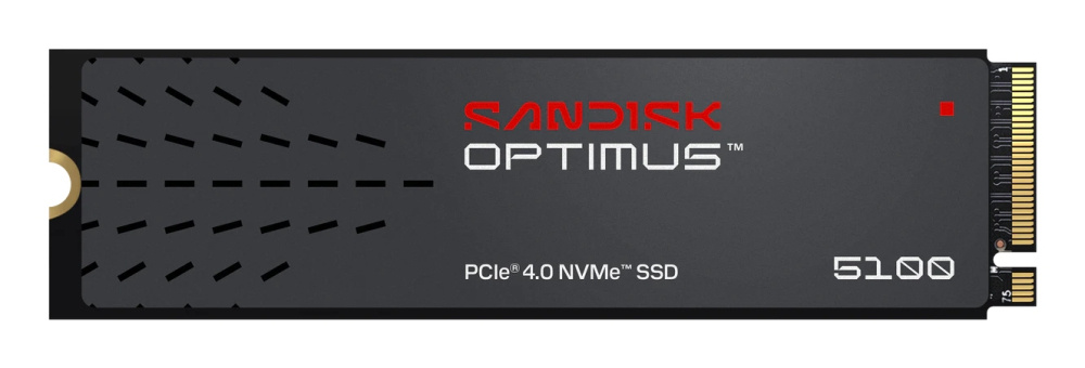 SSD | SANDISK SDSP51500GAN-000E0 — SSD Optimus 5100 NVMe, 500GB, M.2, PCI Express 4.0, 5600 MB/s Escritura, 6600 MB/s Lectura