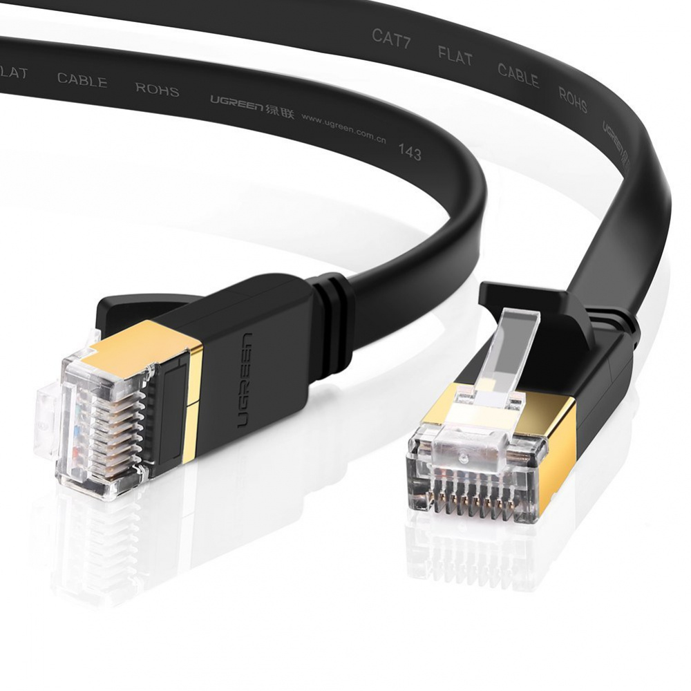 Cables Patch | UGREEN 11260 — Cable Patch Cat7 STP RJ-45 Macho - RJ-45 Macho, 1 Metro, Negro
