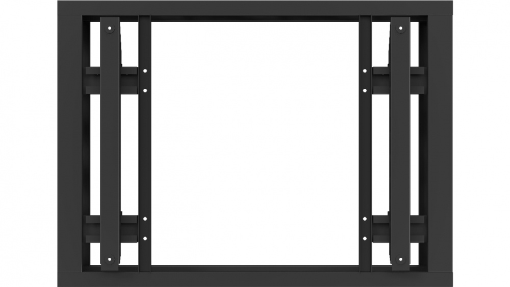 Soportes para Videowalls | HIKVISION DS-DN46C2M/F — Montaje de Piso para Pantalla Videowall 46", Negro, Compatible con DS-D2046LU-Y
