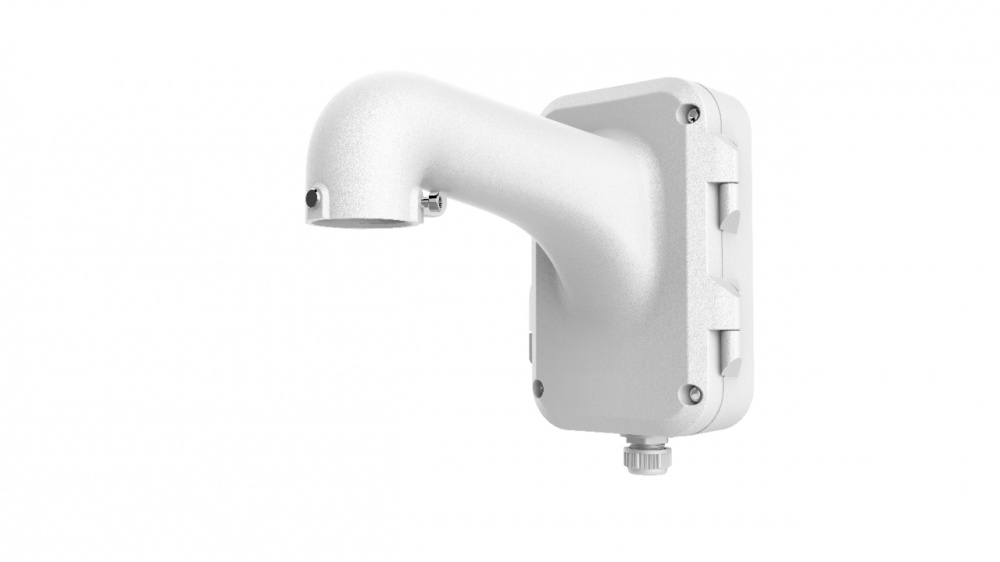 Brazos y Soportes | HIKVISION DS-1604ZJ — Montaje de Pared para Cámaras Domo/PTZ, Blanco