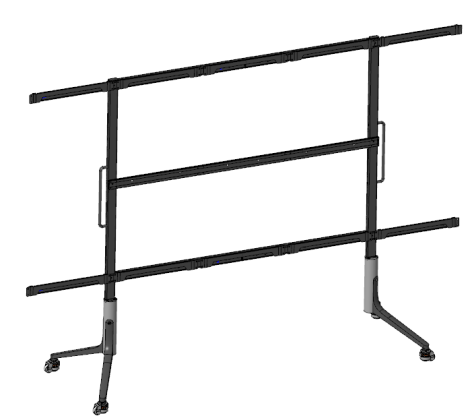 Soportes para Pantallas | HIKVISION DS-DLAIO135-LM — Soporte de Piso para Pantalla 135", hasta 300kg