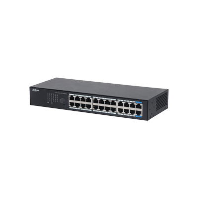 Switches | DAHUA DH-S3024-24GT — Switch Gigabit Ethernet , 24 Puertos 10/100/1000Mbps, 35.7 Gbit/s, 16000 Entradas - No Administrable