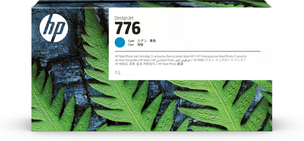 Cartuchos | HP 1XB09A — Cartucho 776 Cian Original, 1L