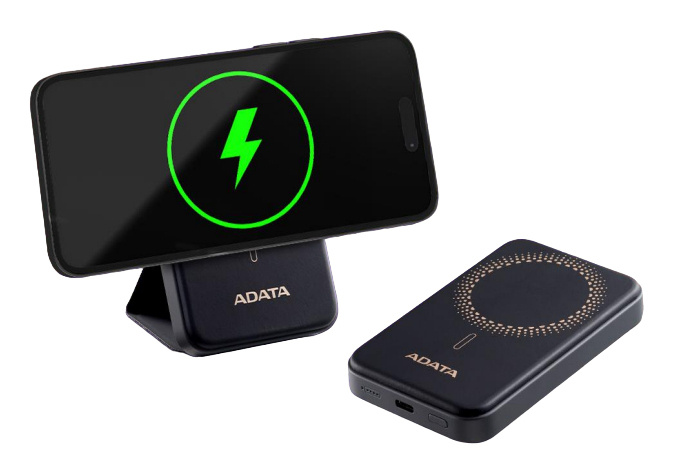 Cargadores de Dispositivos Móviles | ADATA PR050-11BK — Cargador Portátil Power Bank con Cargador Inalámbrico R050, 5.000mAh, Negro