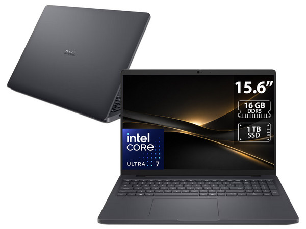 Laptops | DELL LD15260-7140BLKPUS-ROW — Laptop Inspiron LD15260, 15.6" 1920x1080 Full HD Táctil, Intel Core Ultra 7 255U, 16GB, 1TB SSD, Windows 11 Home, Inglés