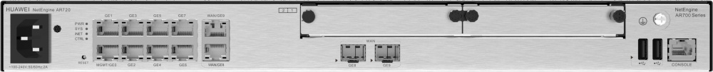 Router | HUAWEI AR720 — Router Gigabit Ethernet , Alámbrico, 4 Gbit/s, 8x RJ-45