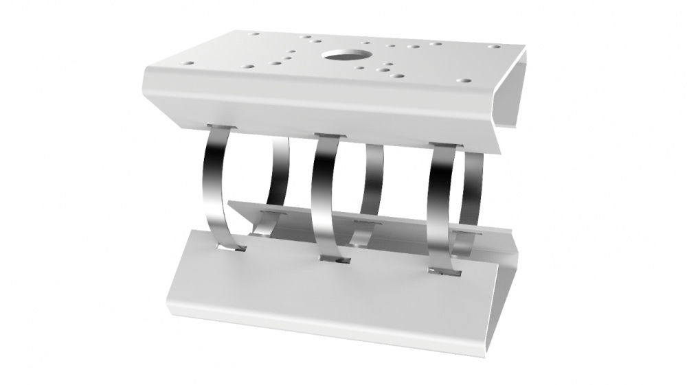 Brazos y Soportes | HIKVISION DS-PRB-2200 — Montaje de Poste para Cámaras PTZ, Blanco
