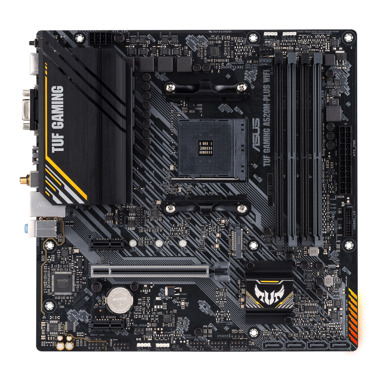 Tarjetas Madre | ASUS 90MB17F0-M0EAY0 — Tarjeta Madre A520M-Plus WIFI, Micro-ATX, Socket AM4, AMD A520, 128GB DDR4, HDMI/DP para AMD
