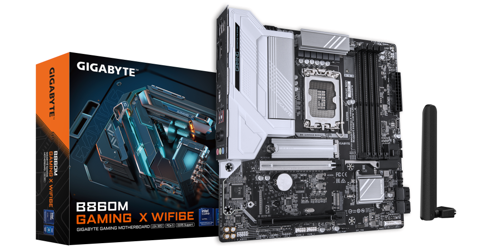 Tarjetas Madre | GIGABYTE B860M GAMING X WIFI6E — Tarjeta Madre B860M GAMING, Micro-ATX, LGA 1851, Intel B860, 256GB DDR5, HDMI/DP para Intel