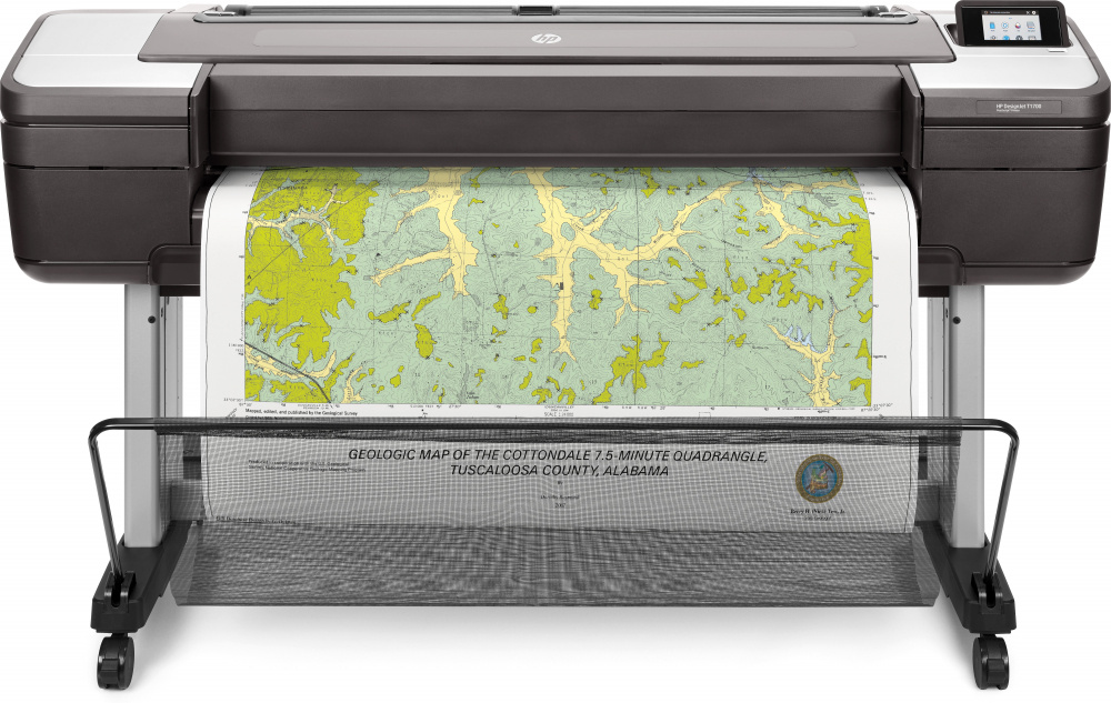 Plotter | HP W6B55A — Plotter DesignJet T1700 44'', Color, Inyección, Print ― Requiere Care Pack de Instalación H4518E por Parte de la Marca, Consulta a Servicio al Cliente
