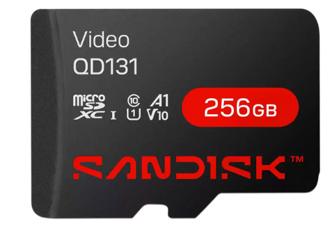 Memorias Flash | SANDISK SDSDQAS5-256G — Memoria Flash QD131, 256GB MicroSDXC UHS-I Clase 10