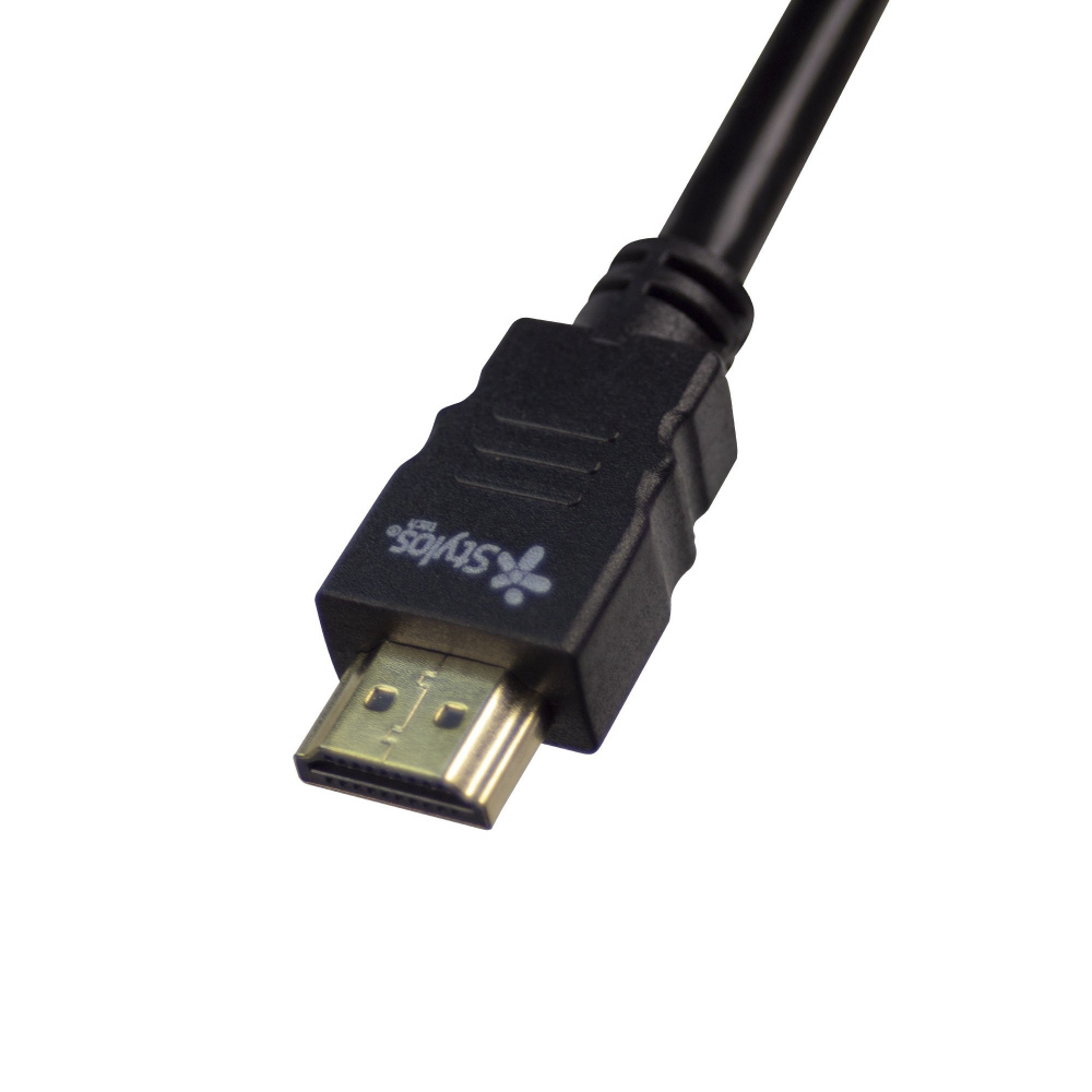 Cables de Audio / Video HDMI | STYLOS STACHD3B — Cable HDMI 1.4 Macho - HDMI 1.4 Macho, 2 Metros, Negro