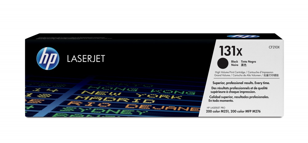 Tóner | HP CF210X — Tóner 131X Negro Alto Rendimiento Negro, 2.400 Páginas