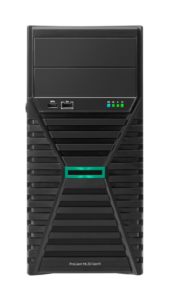 Servidores | HP ENTERPRISE P89992-DM5 — Servidor HPE ML30 Gen11, Intel Xeon 6325P, 32GB DDR5, 960GB, 2.5", SATA III, Torre (4U) - no Sistema Operativo Instalado