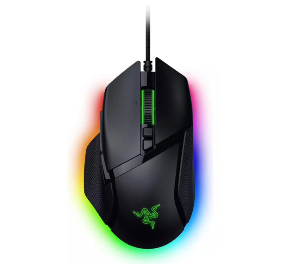 Mouse | RAZER 840272914861 — Mouse Ergonómico Basilisk V3 35K, Alámbrico, Óptico, 35.000DPI, USB-A, Negro