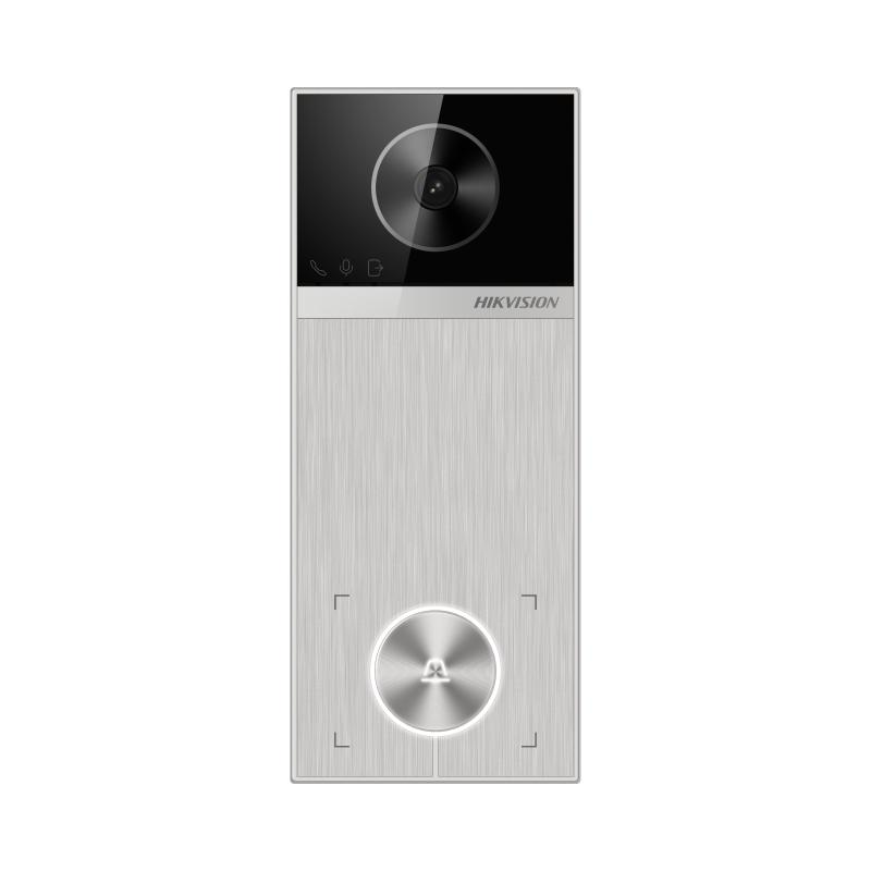 Videoporteros | HIKVISION DS-KV6114-ME1 — Videoportero/Interfon , Alámbrico, Negro/Gris