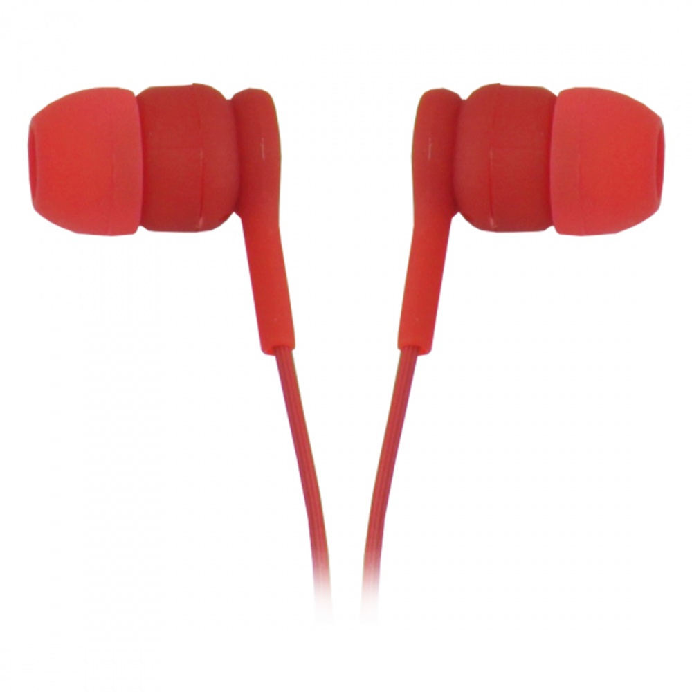 Audífonos Intrauriculares | GHIA GAC-171 — Audífonos Intrauriculares con Micrófono COMET2, Alámbrico, 1.2 Metros, 3.5mm, Rojo