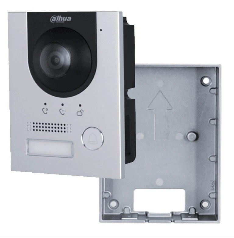 Frentes de Calle | DAHUA DHI-VTO2201F-P-S2+VTM115 — Frente de Calle , Altavoz, Alámbrico, Negro/Plata