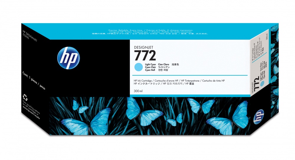 Cartuchos | HP CN632A — Cartucho 772 Cian Original Claro 300ml
