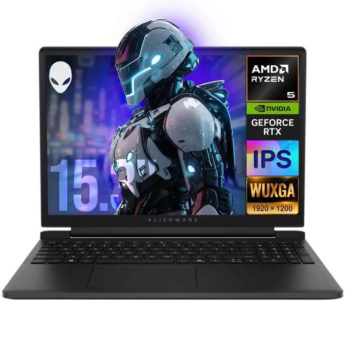 Laptops | ALIENWARE A15-4050R532512 — Laptop Gamer 15-4050R532512, 15.3" 1920x1200 WUXGA, AMD Ryzen 5 220, NVIDIA GeForce RTX 4050, 32GB, 512GB SSD, Windows 11 Home, Inglés