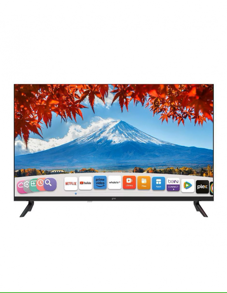 Pantallas | GHIA G43W25 — Smart TV DLED Whale 43", Full HD, Negro