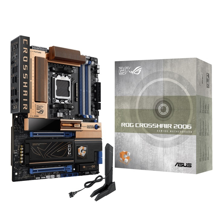 Tarjetas Madre | ASUS ROG CROSSHAIR 2006 X870E — Tarjeta Madre , ATX, Socket AM5, AMD X870E, 256GB DDR5, HDMI para AMD