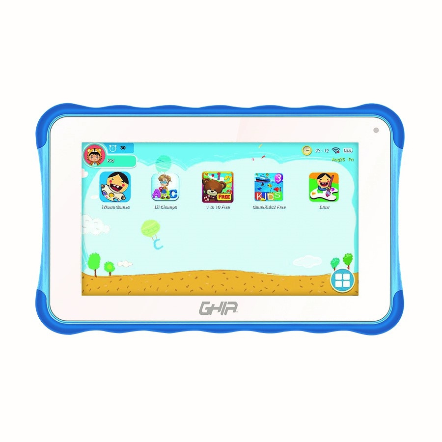 Tablets | GHIA GT133A2 — Tablet para Niños Toddler 7" 1024x600, 32GB, 2GB RAM, Android 11 Go Edition, Azul
