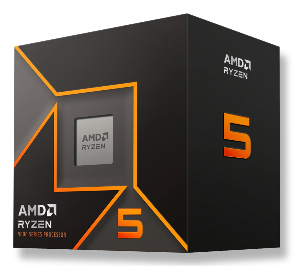 Procesadores para PC | AMD 100-100000718BOX — Procesador Ryzen 5 9600 con Radeon Graphics, Socket AM5, 5.20GHz, 6 Núcleos, 32MB Caché - Incluye Disipador